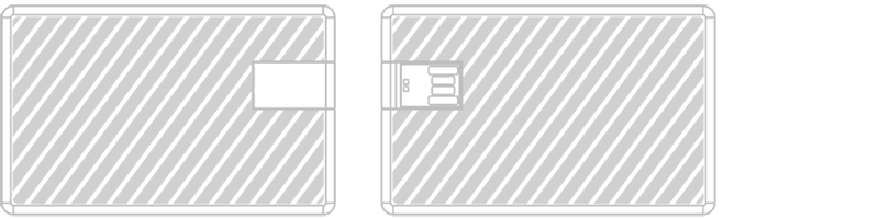 USB karta Laserové gravírování USB karta Laserové gravírování